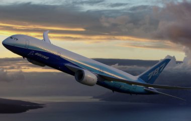 Boeing 787-8 Deniz aşırı bir uçuş sırasında Dreamliner