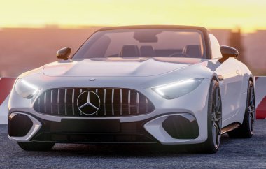 Mercedes-AMG SL: sportif tasarım, yumuşak kumaş çatı, yüksek performans, lüks konfor ve maksimum günlük kullanım.