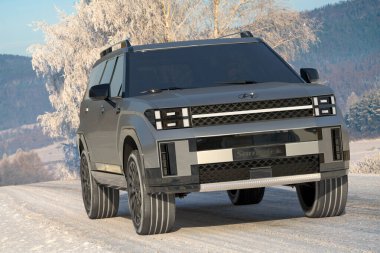 Hyundai Santa Fe-New SUV Büyük, aktif bir aile için.