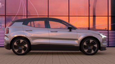 Volvo EX30 markanın marka tasarımını gelişmiş teknolojiyle birleştiren son model kompakt SUV. Tam elektrik, sıfır emisyon.