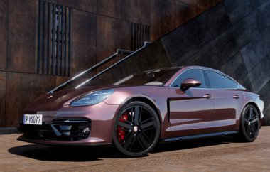 Porsche Panamera 'nın silueti şüphesiz Porsche. Atletik, aerodinamik, net hatları ve güçlü oranlarıyla