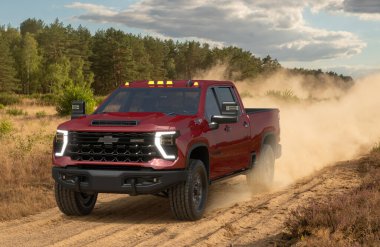 Chevrolet Silverado HD ZR2 Bison-hardcore off-road truck clipart