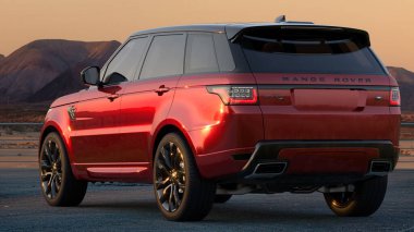 Gözlem güvertesinde Range Rover Sport