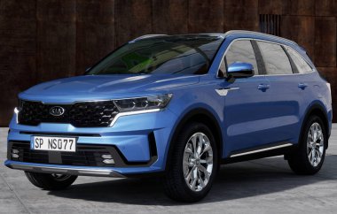  Kia Sorento. Bu, Kore orta menzilli SUV.