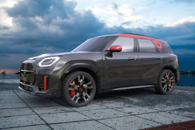 Mini John Cooper Vatandaş ALL4 'te çalışıyor. 