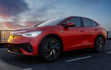 Volkswagen ID. 5. Uzun menzilli elektrikli bir SUV Coupe.