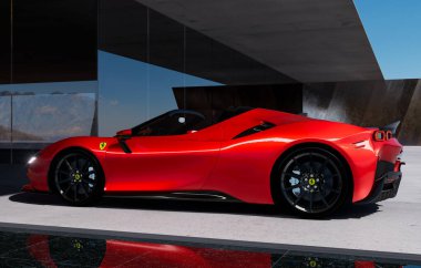 Ferrari SF90 Spider, İtalyan otomobilinde devrim niteliğinde, üstün performans, gelişmiş teknoloji ve sürdürülebilir hareketliliği birleştiren bir adımdır..