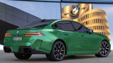 Yeni BMW M5 bir prize takılı hibrit. 727 beygir gücünde.