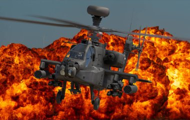 Boeing AH-64E Muhafız saldırı helikopteri