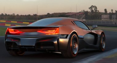 Rimac Nevera elektrikli süper araba yolunda