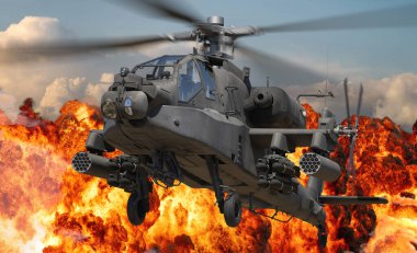 Boeing AH-64E Muhafız saldırı helikopteri