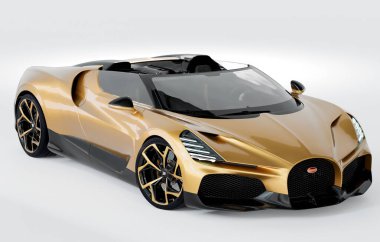Bugatti Mistral Roadster. W16 motorlu son Bugatti.