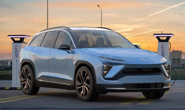 Модель Электрического Внедорожника Nio Es6 — стоковое фото