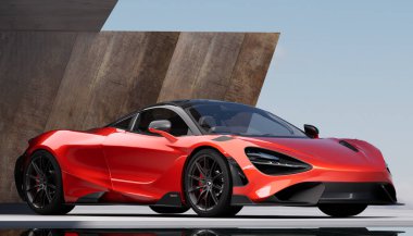 McLaren 765LT Spiderna modern mimarinin arka planı