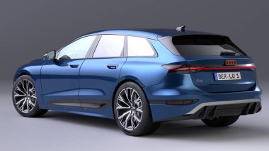 Audi A6 Avant e-tron 2025: it's an electric from now on	 clipart