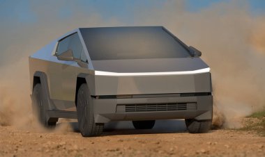 Tesla Cybertruck. Kamyondan daha kullanışlı. Spor bir arabadan daha hızlı..