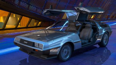 DeLorean DMC-12 - DeLorean Motor Company tarafından seri üretilen iki koltuklu bir spor araba. 