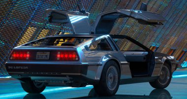 DeLorean DMC-12 - DeLorean Motor Company tarafından seri üretilen iki koltuklu bir spor araba. 