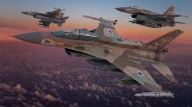 General Dynamics F-16 İsrail Hava Kuvvetleri 'nin Savaşan Şahini