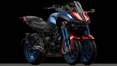 Yamaha NIKEN-Devrimci Eğik Çoklu Tekerlekli Chassis