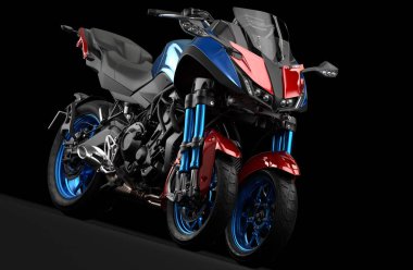 Yamaha NIKEN-Devrimci Eğik Çoklu Tekerlekli Chassis