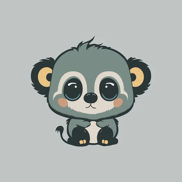 Cartoon Illustration Baby Coala Cute Animal — Stock Vector