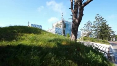 Lahey, Hollanda, 7 Mayıs 2022: Uluslararası Ceza Mahkemesi. ICC 'nin şahısları soykırım, insanlığa karşı suç, savaş ve saldırganlık suçlarından kovuşturma yetkisi bulunuyor 