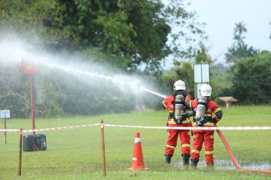 Terengganu 14 Eylül 2023. Terengganu 'da itfaiyeciler için Yetenek Yarışması düzenlendi. Terengganu 14 Eylül 2023. Terengganu 'da itfaiyeciler için yetenek yarışması düzenlendi..