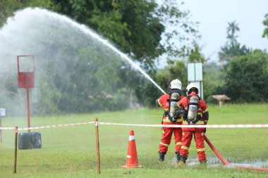 Terengganu 14 Eylül 2023. Terengganu 'da itfaiyeciler için Yetenek Yarışması düzenlendi. Terengganu 14 Eylül 2023. Terengganu 'da itfaiyeciler için yetenek yarışması düzenlendi..
