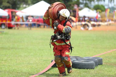 Terengganu 14 Eylül 2023. Terengganu 'da itfaiyeciler için Yetenek Yarışması düzenlendi. Terengganu 14 Eylül 2023. Terengganu 'da itfaiyeciler için yetenek yarışması düzenlendi.. 