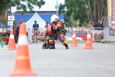 Terengganu 14 Eylül 2023. Terengganu 'da itfaiyeciler için Yetenek Yarışması düzenlendi. Terengganu 14 Eylül 2023. Terengganu 'da itfaiyeciler için yetenek yarışması düzenlendi.. 