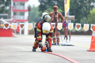 Terengganu 14 Eylül 2023. Terengganu 'da itfaiyeciler için Yetenek Yarışması düzenlendi. Terengganu 14 Eylül 2023. Terengganu 'da itfaiyeciler için yetenek yarışması düzenlendi.. 