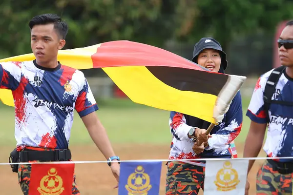Terengganu Setembro 2023 Competição Competências Para Bombeiros Foi Realizada Terengganu — Fotografia de Stock
