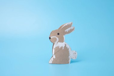 Çocuk ve anaokulu, DIY, özel ders, ilkbahar oyuncağı, geri dönüşüm sanatı için tuvalet kağıdı rulosu konsepti 