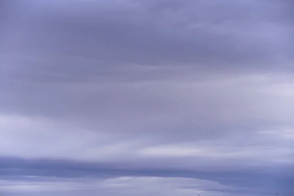 Cer Albastru Plin Nori Albi Însorită — Fotografie, imagine de stoc