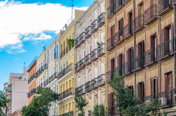 Stadtbild Architektur Detail Madrid Spanien — Stockfoto