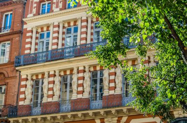 Toulouse, Occitanie, Güney Fransa 'da mimarlık