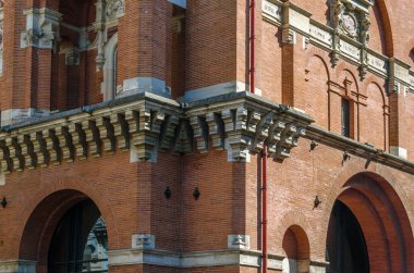 Toulouse, Occitanie, Güney Fransa 'da mimarlık