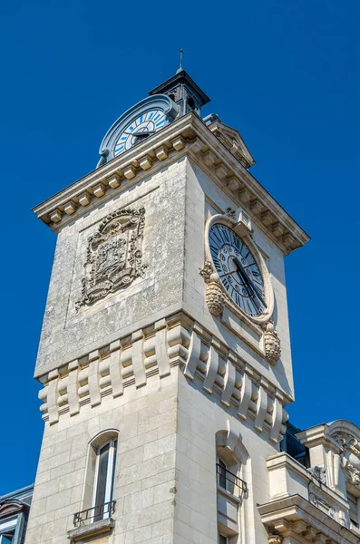 Turm Des Bahnhofsgebäudes Von Bayonne Südfrankreich — Stockfoto