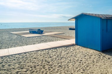 Güney İspanya, Endülüs, Fuengirola plajı manzarası