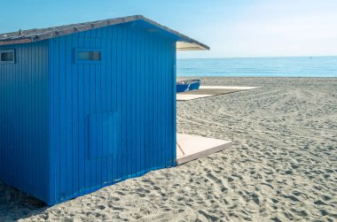 Güney İspanya, Endülüs, Fuengirola plajı manzarası