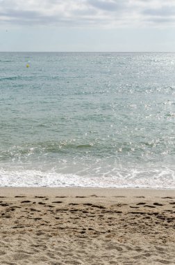 Güney İspanya, Endülüs, Fuengirola plajı manzarası