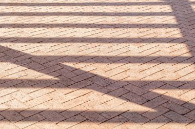 Kaldırımdaki gölgelerin deseni, soyut arkaplan