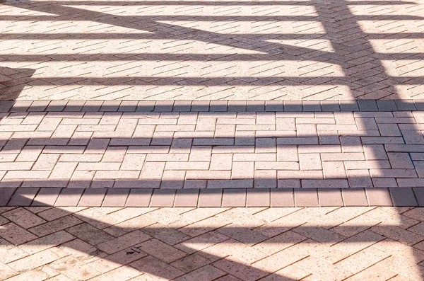stock image Pattern of shadows on the pavement, abstract background