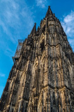 Köln, Kuzey Ren-Vestfalya, Almanya 'daki ünlü Gotik Katedrali