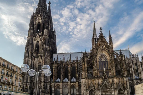 Vista Famosa Catedral Gótica Colonia Renania Del Norte Westfalia Alemania — Foto de Stock