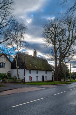 English architecture in a village in England