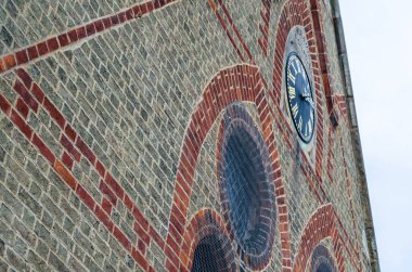 Architectural detail, facade of an English Methodist church