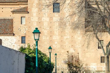 Talavera de la Reina 'daki Nuestra Senora del Prado Bazilikasının mimari detayları, Toledo bölgesi, Castilla La Mancha, Orta İspanya