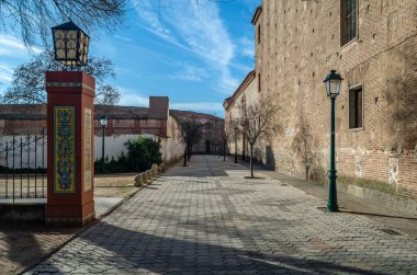 Talavera de la Reina 'daki Nuestra Senora del Prado Bazilikasının mimari detayları, Toledo bölgesi, Castilla La Mancha, Orta İspanya